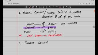 What are (accrual basis of accounting, business entity concept, going concern, prudence concept)