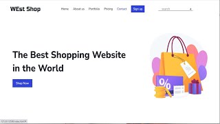 RESPONSIVE NAVBAR FOR  A SHOPPING WEBSITE CSS TUTORIAL FOR BEGINNERS