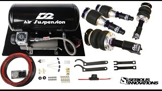 Unboxing of Accuair and D2 air suspension Plus How to install for 2010 Toyota Corolla