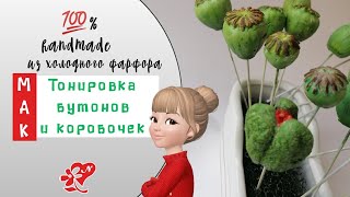 Обзор вайнеров. Бутоны и коробочки мака. Тонировка. Buds and poppy boxes. Tinted