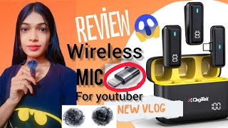 Best Wireless MIC 🎤 for Youtuber || Review|| new vlog 2024 #youtubeshorts#moreviews #viralvideo #mic