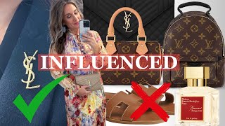 I WAS INFLUENCED TO BUY THESE ITEMS AND THE INFLUENCERS WHO MADE ME BUY THEM