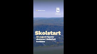 📚 Skolstart i Sollefteå kommun! 📚