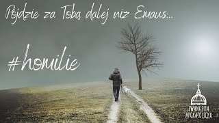 #homilie - Pójdzie za Tobą dalej niż Emaus... - III Niedziela Wielkanocna