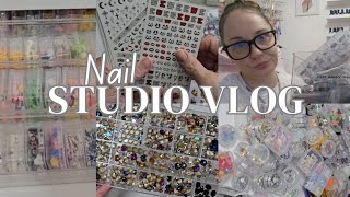 Nail Studio Vlog | Organize With Me | Nail Art Organization