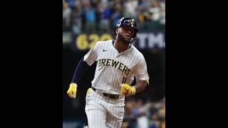 Jackson CHOURIO Hr.#2 Postseason 2024 Brewers Ave.500 RBI 3 AB 8 #brewers #mlb #milwaukee #sbvzla