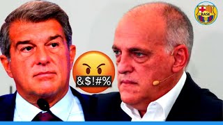 Tebas to Onda Cero:“Joan Laporta should be dismissed by the President of the federation”.