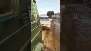 Car towing After a heavy flood..#cars #flood #mazda #heavyrain #trendingshorts