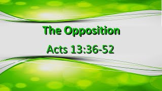 Boldly Share the Message - Acts 13: 36-52