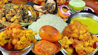 Eating Show Egg Curry With Rice Asmr Eating Full Gobi Food Mukbang Eating Video Dal Chawal Bigbite