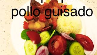 POLLO GUISADO A MI ESTILO