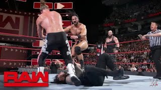 Braun Strowman turns on Roman Reigns during tag team main event : Raw, Aug 27 , 2018