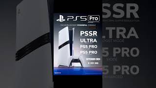 PS5 PRO FEATURES