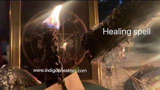 Healing spell: Energy cleansing and process