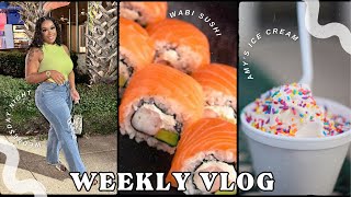 WEEKLY VLOG + SUSHI DATE WITH A YOUTUBER + I TRIED HOT SAKE FIRST TIME | VLOG DRIA ANTIONETTE