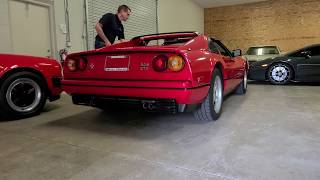 Cold Start of 1988 Ferrari 328 GTS selling on Bring-A-Trailer