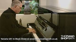 Yamaha UX1 in Black Gloss @ The Piano Shop, Bath