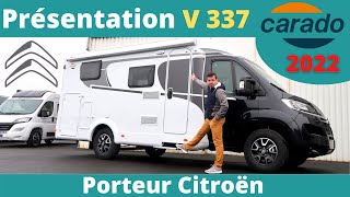 LITS JUMEAUX - Présentation Profilé Compact CARADO V337 modèle 2022 *Instant Camping-Car*