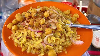 Hard working Man selling food with single hand|Tarri poha Nagpur street food| #nagpur #street food