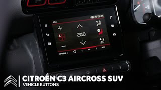 Citroën C3 Aircross SUV - Vehicle Buttons