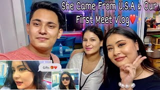 Meeting My Big Sis From U.S.A !! || Her First Time Trying Our Food Laphing & Keema Noodles || Vlog