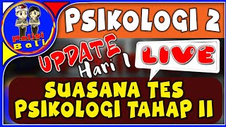 LIVE Tes Psikologi 2 Seleksi Penerimaan Polri