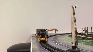 Christmas Eve running session|1 minute of model railway trains speeding round Ludwig bend