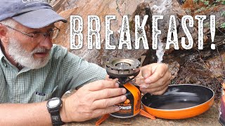 Wild Food Foraging For Breakfast By Colorado Waterfall