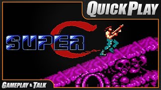 Super C (NES) | Gameplay and Talk Quick Play #48 - Rifle-Only Hard Mode!