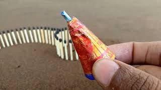 Anar And Diwali Cracker vs Matchstick Chain Reaction |