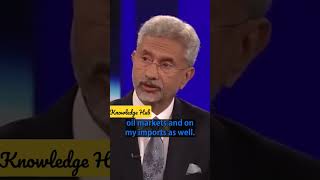 I'm not in position to pay HIGH prices!!! The price of OIL is doubled!! Jaishankar on OIL imports!!