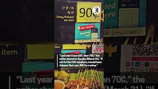 “90¢ for a satay” — Customer says he would have skipped if it hadn’t been for CDC vouchers.