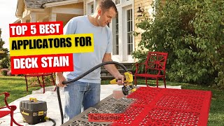 Top 5 Best Applicators for Deck Stain Review of 2024