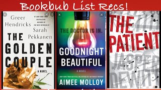 Bookbub List Recs | Reading Books from a Bookbub List | Twisty Thriller Therapists | EP: 1