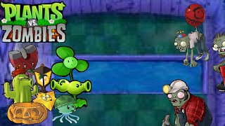 Plants vs Zombies 1 EP.15 - ด่านพูลวิลล่าตอนกลางคืน 1-10 (คลิปเดียวจบ)