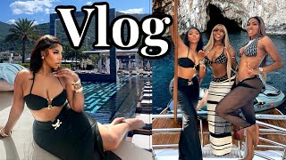 VLOG: Insanely MAD Girls Trip to Porto Montenegro | Luxurious Birthday Celebration 🖤#vlog