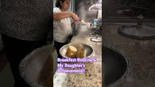 🥣INDIAN Breakfast Routine USA,Daughter’sAchievement#minivlog#usavlog#dailyvlog#indianvlogger#shorts