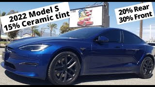 How good is Ceramic tint looks on 2022 Tesla Model S Refresh Refresh