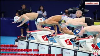 أحمد الجوادي في نهائي سباق 1500م  سباحة حرة  ألعاب باريس 2024 الأولمبية🥇🏊‍♂️🇹🇳 تغطية خاصة بالسباق