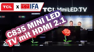 TCL C835 (C839) mit MINI-LED-Backlight, Dolby Vision & Dolby Atmos (IFA 2022)