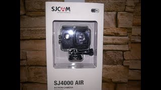 SJCAM 4000 AIR UNBOXING AND DEMO