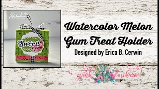 Watercolor Melon Gum Treat Holder