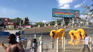 Backlot Stunt Coaster POV Offride Kings Dominion