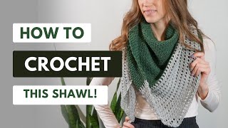 How to Crochet the Egmont Shawl