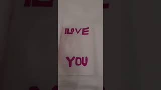 Love Message Card for him/her #shorts