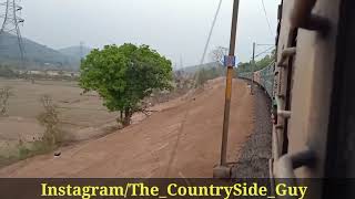 Train Passing through Jharkhand's Jungle - Train Video