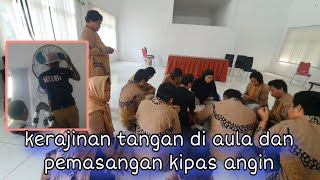 kerajinan tangan | pemasangan kipas angin #gangguanjiwa #sosialodgj #oranggila #mentaldisorders