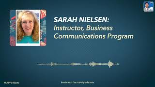 Sarah Nielsen: Instructor, Business Communications Program