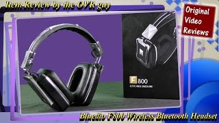 Bluedio F800 Wireless Bluetooth Headset Review