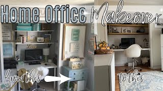 Extreme Home Office Makeover | Decorate With Me & Reveal | Home Office Before & After